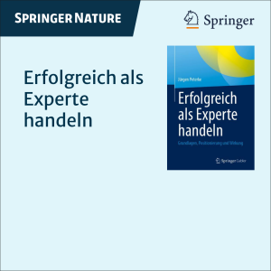 Erfolgreich als Experte handeln Erfolgreich als Experte handeln