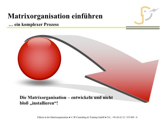 Matrixorganisation einfhren Prozess